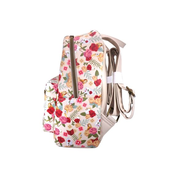 Loungefly Disney Beauty And The Beast Floral & Characters Mini Backpack main image 11